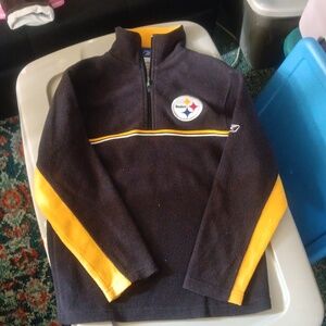 Pittsburgh Steelers quarter-zip fleece sweatshirt